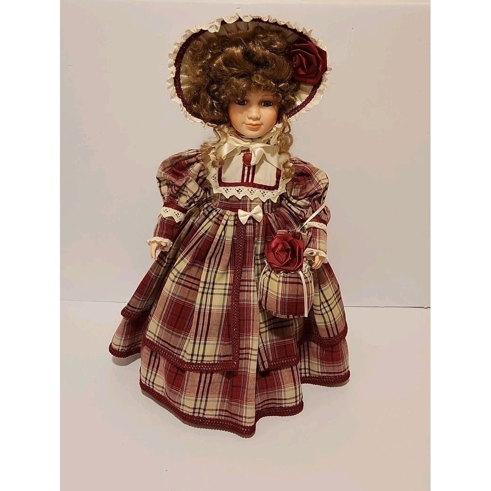 Porcelain Doll "Jozefine" (94) 21"(53cm) by Alberon Collection, 1980s Vtg Mint